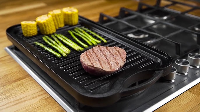 reversible griddle for vegetables